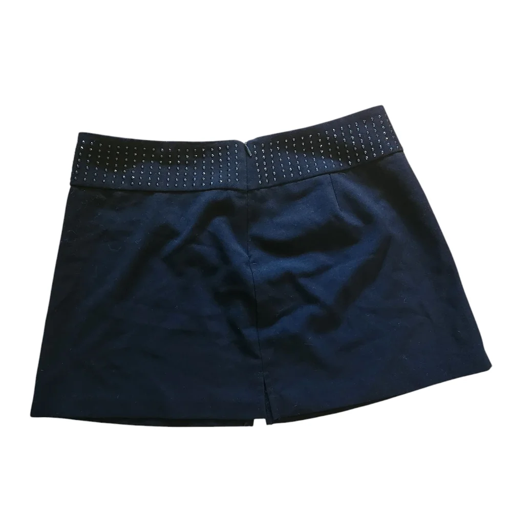 B2G1 FREE! Forever 21 Black Studded Mini Skirt - Picture 2 of 4